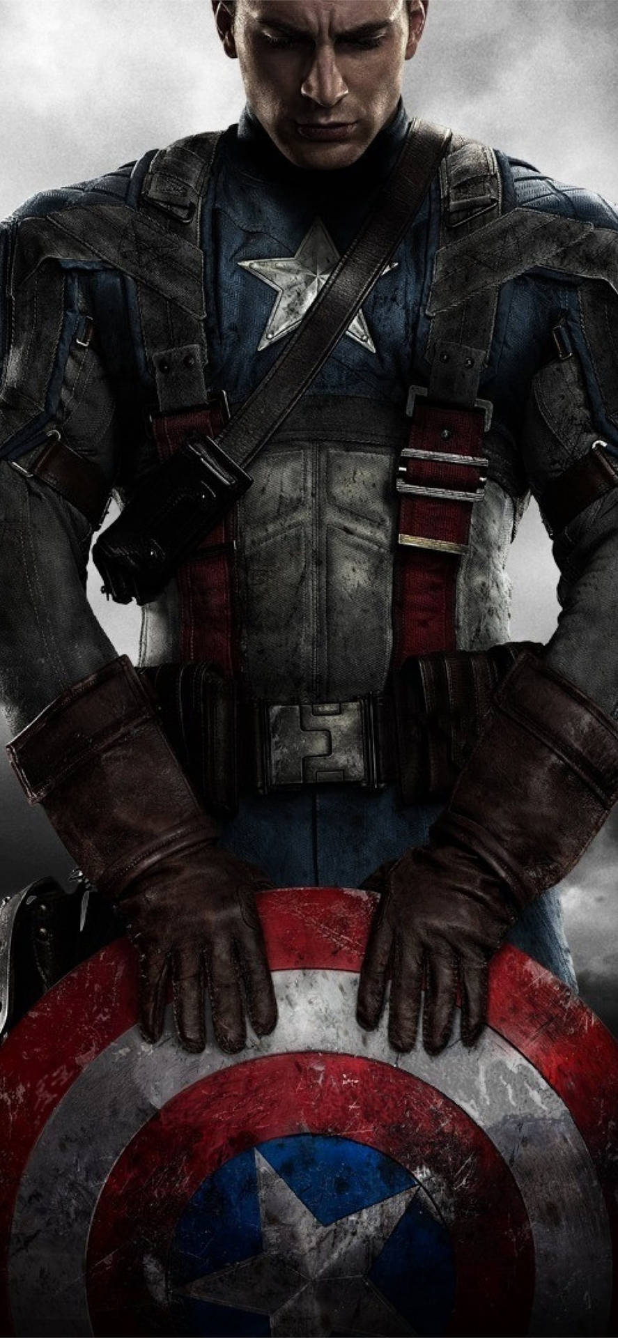 Mejorprotector De Pantalla De Capitán América Para Iphone Fondo de pantalla