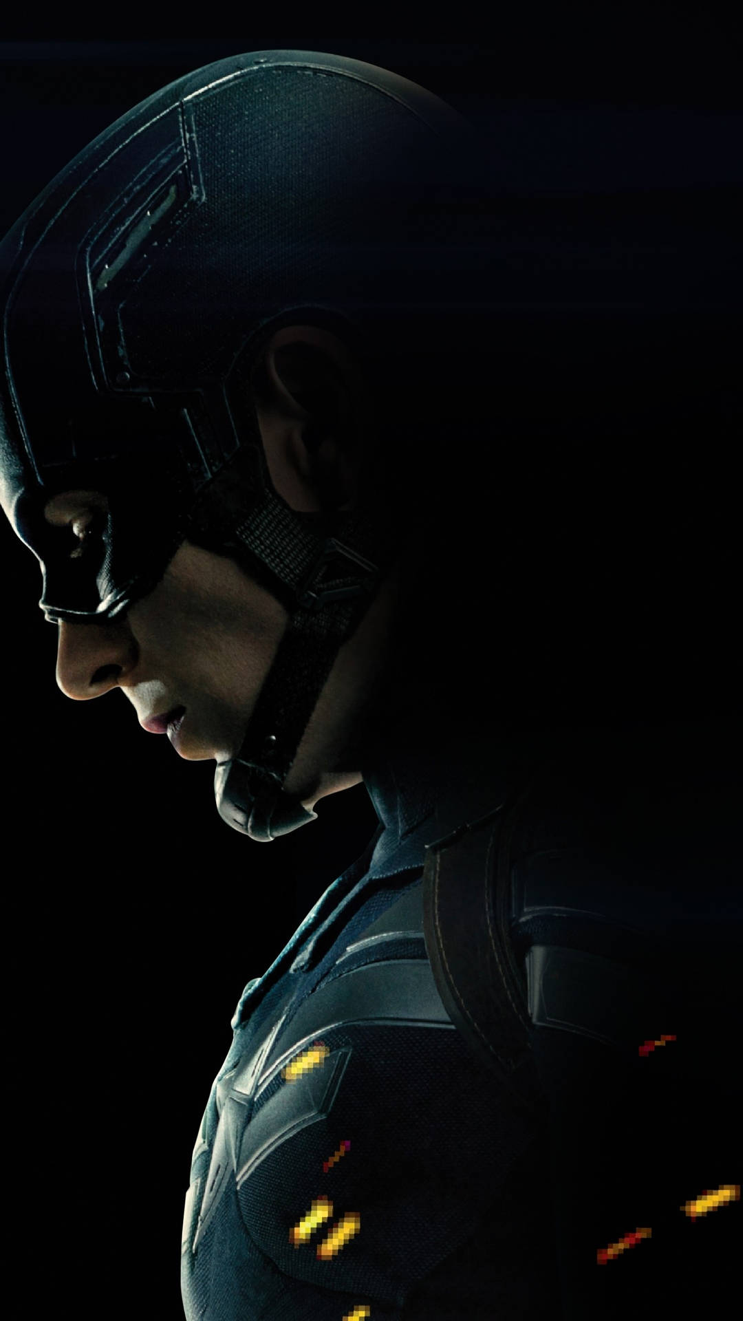 Bedste Captain America Iphone låseskærmbaggrund Wallpaper