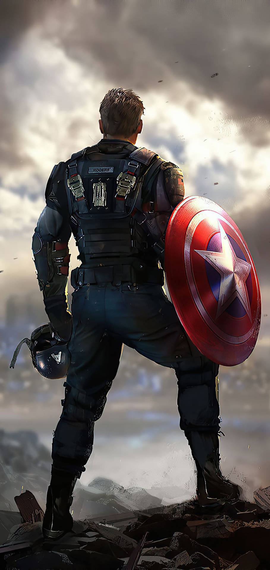 Best Pose Captain America Wallpaper