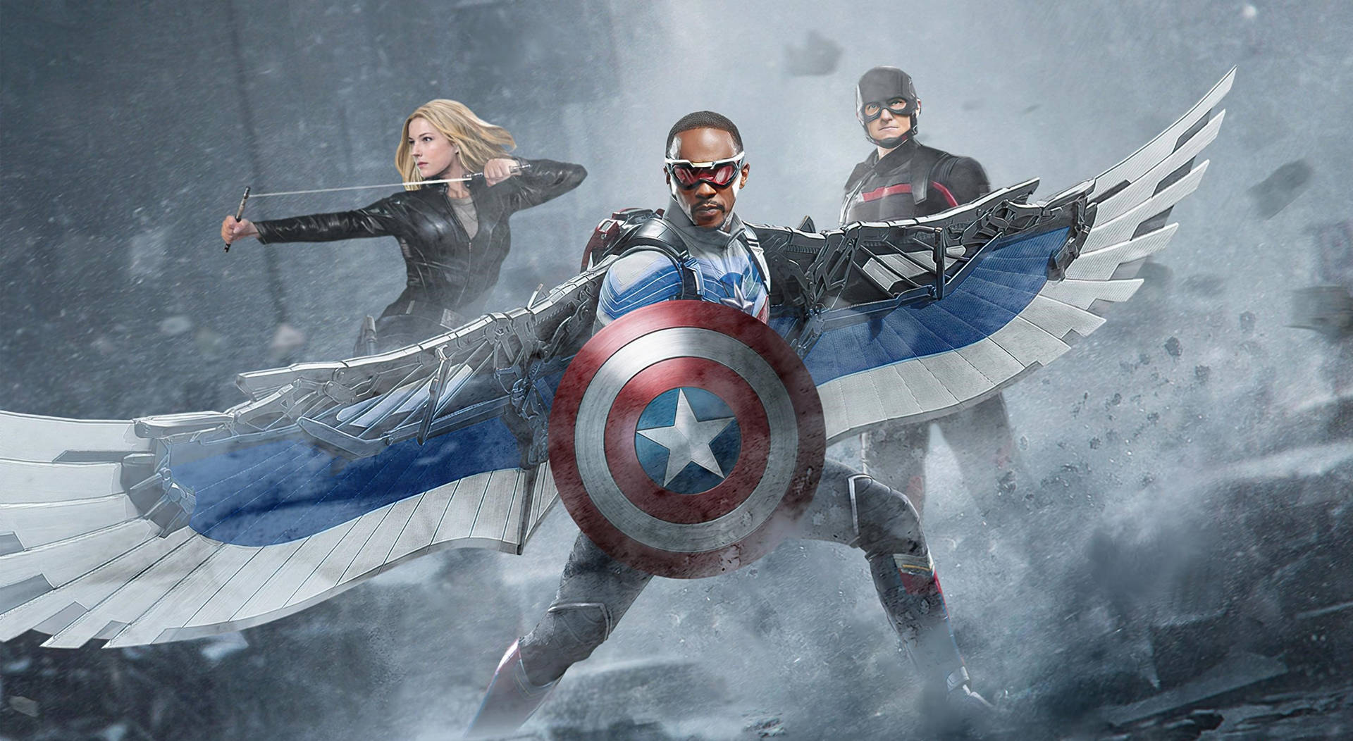 Mejorfondo De Pantalla De Capitán América Falcon Fondo de pantalla
