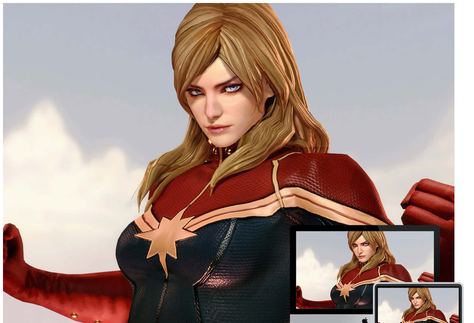 Best Captain Marvel Background 1575 X 1073 Background