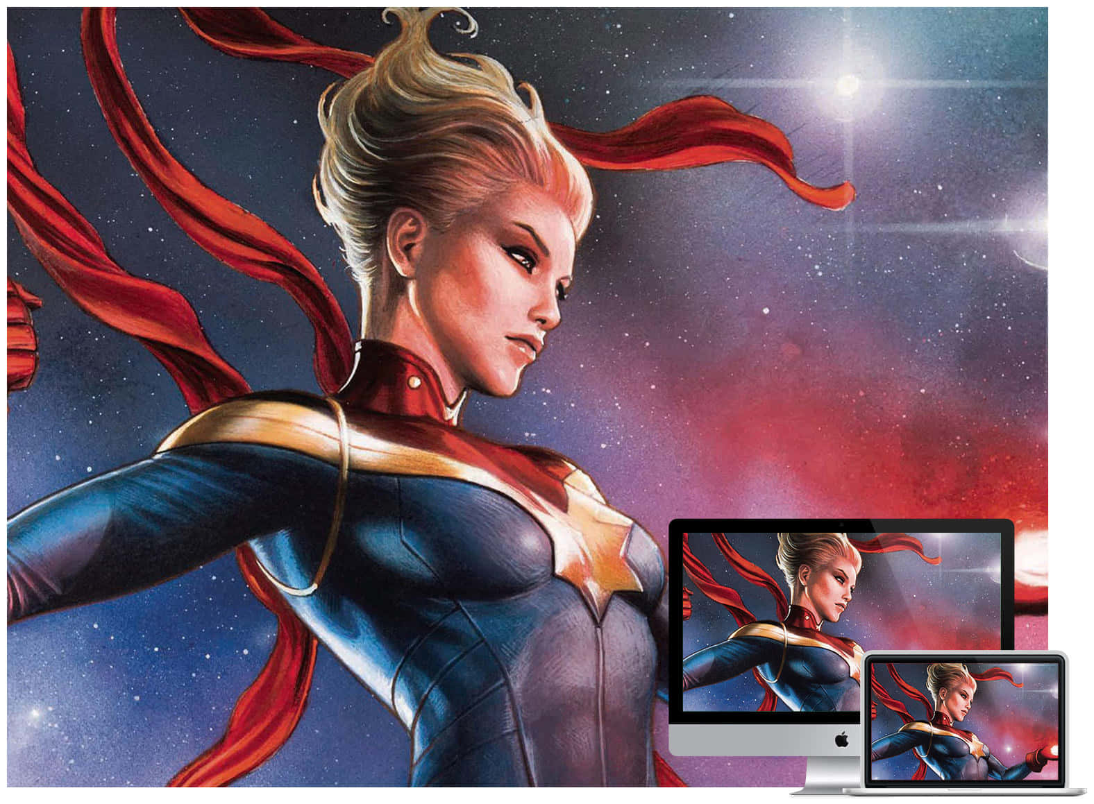 Best Captain Marvel Infinity Countdown Background
