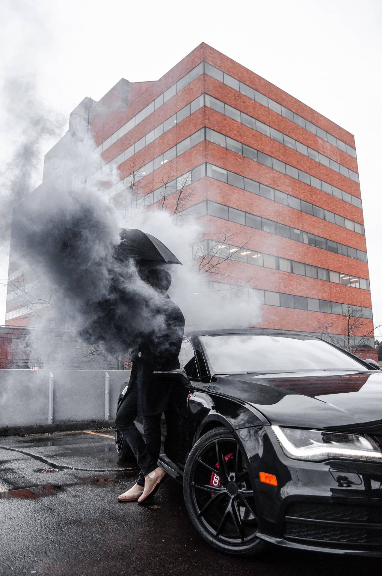 Røgende varmt og mørkt bedste bil tapet Wallpaper
