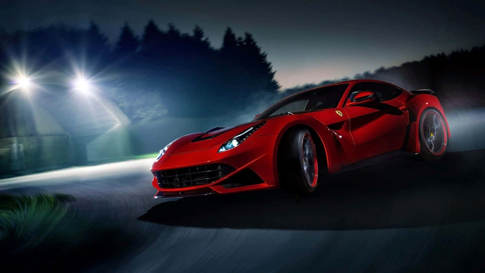 Exquisite Red Ferrari Model Best Car Background