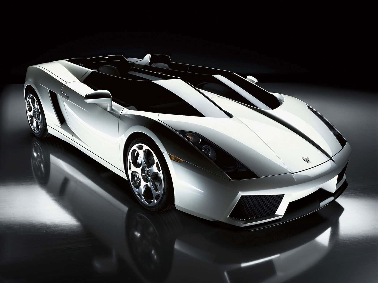 Atemberaubendergrauer Lamborghini - Bestes Auto-hintergrundbild.