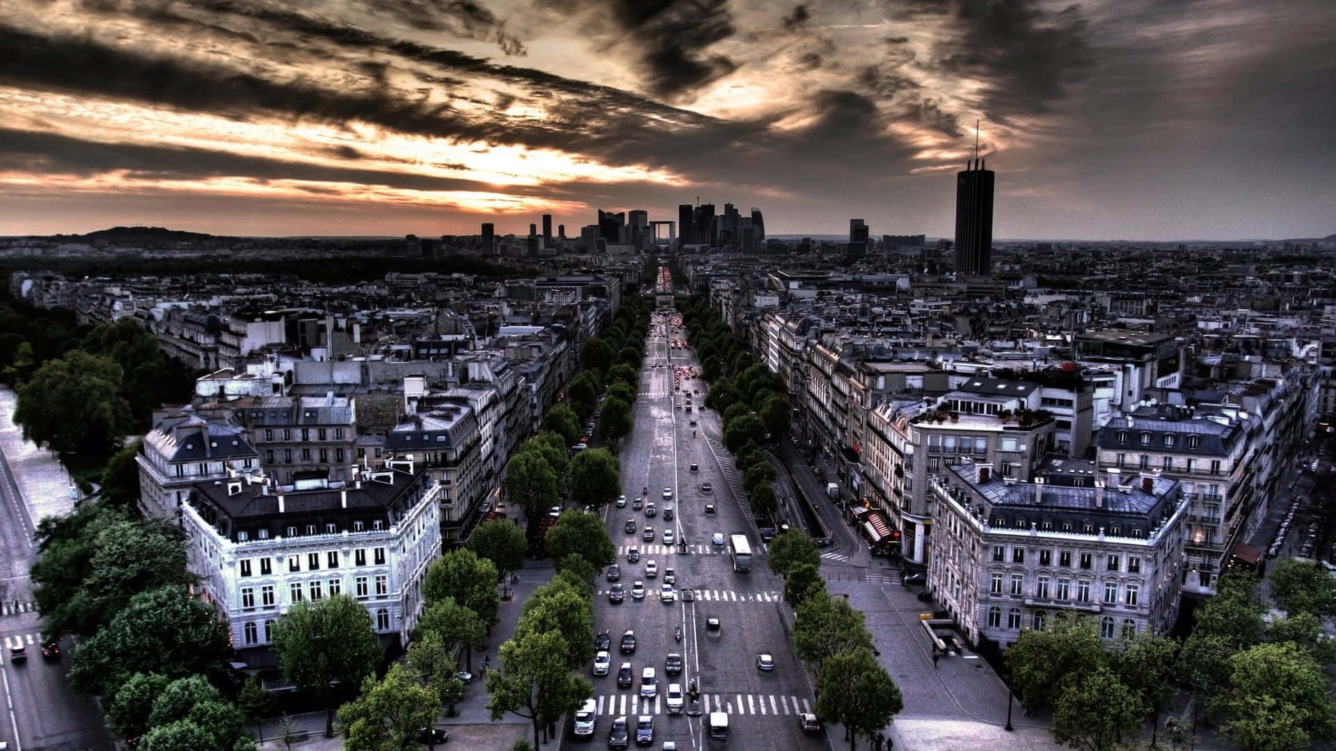 Byen med kærlighed Paris Bedste Computer Bakgrund Tapet