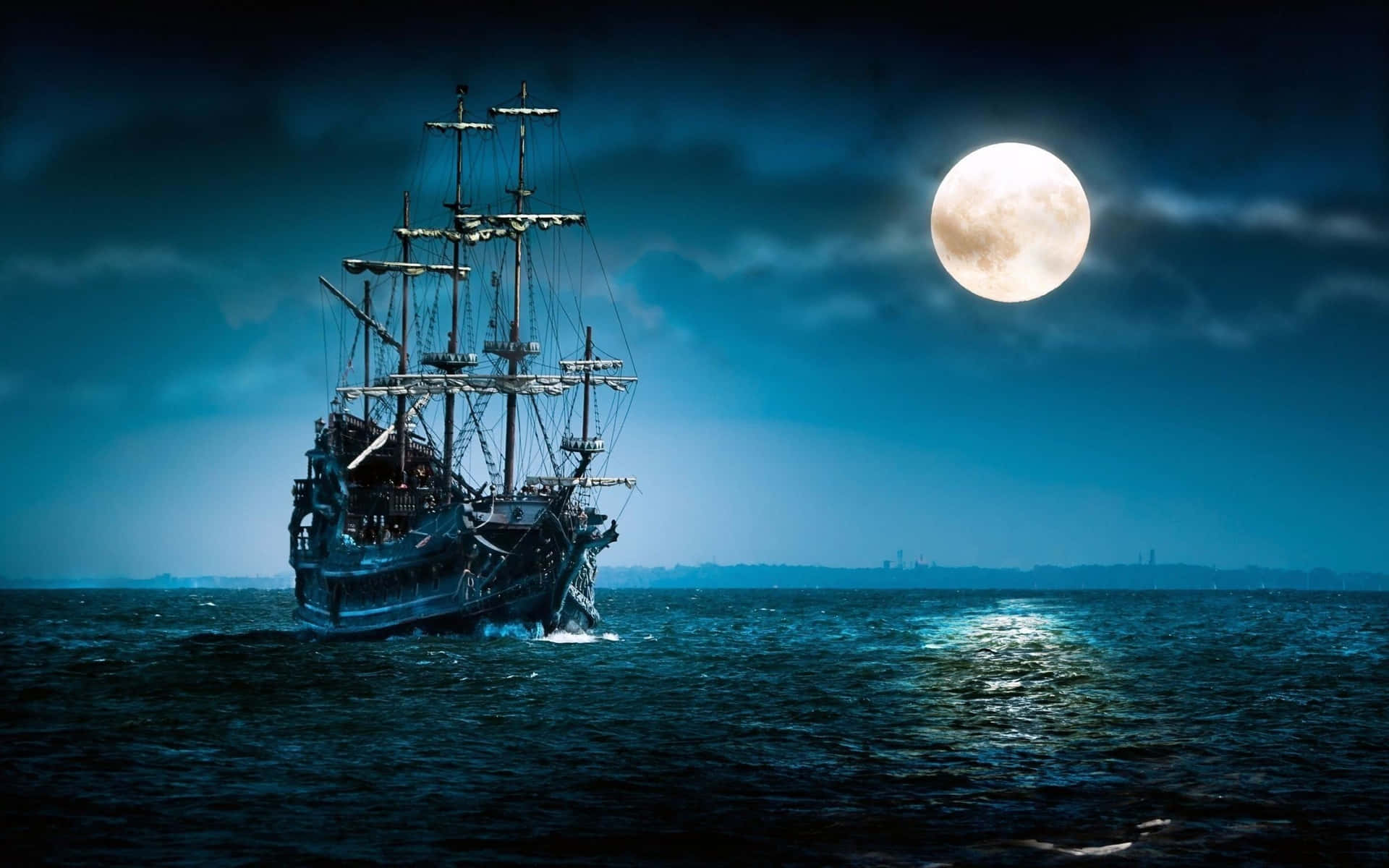 Flying Dutchman Ghost Ship Best Computer Background Wallpaper