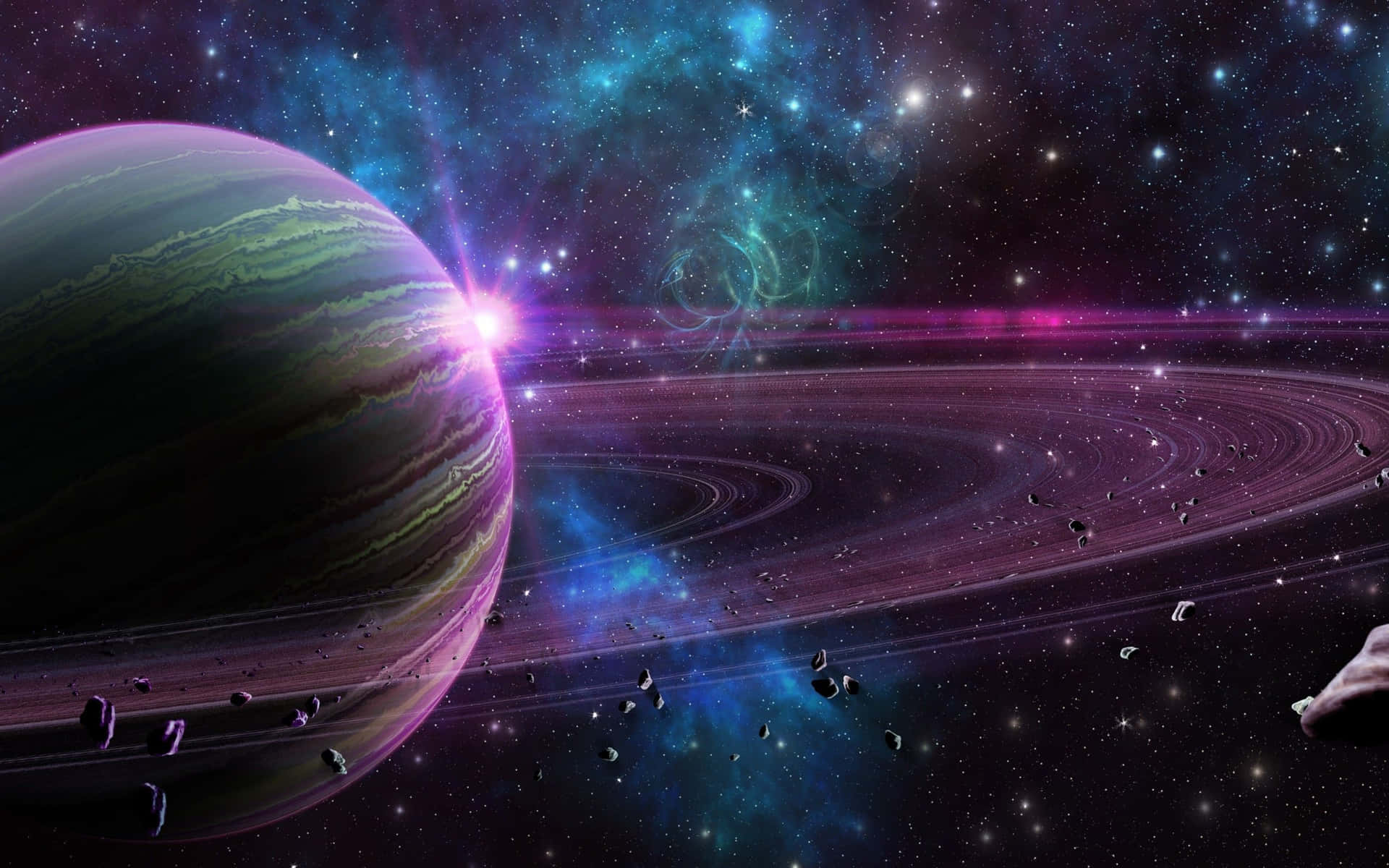 Planetary Ring Best Computer Background