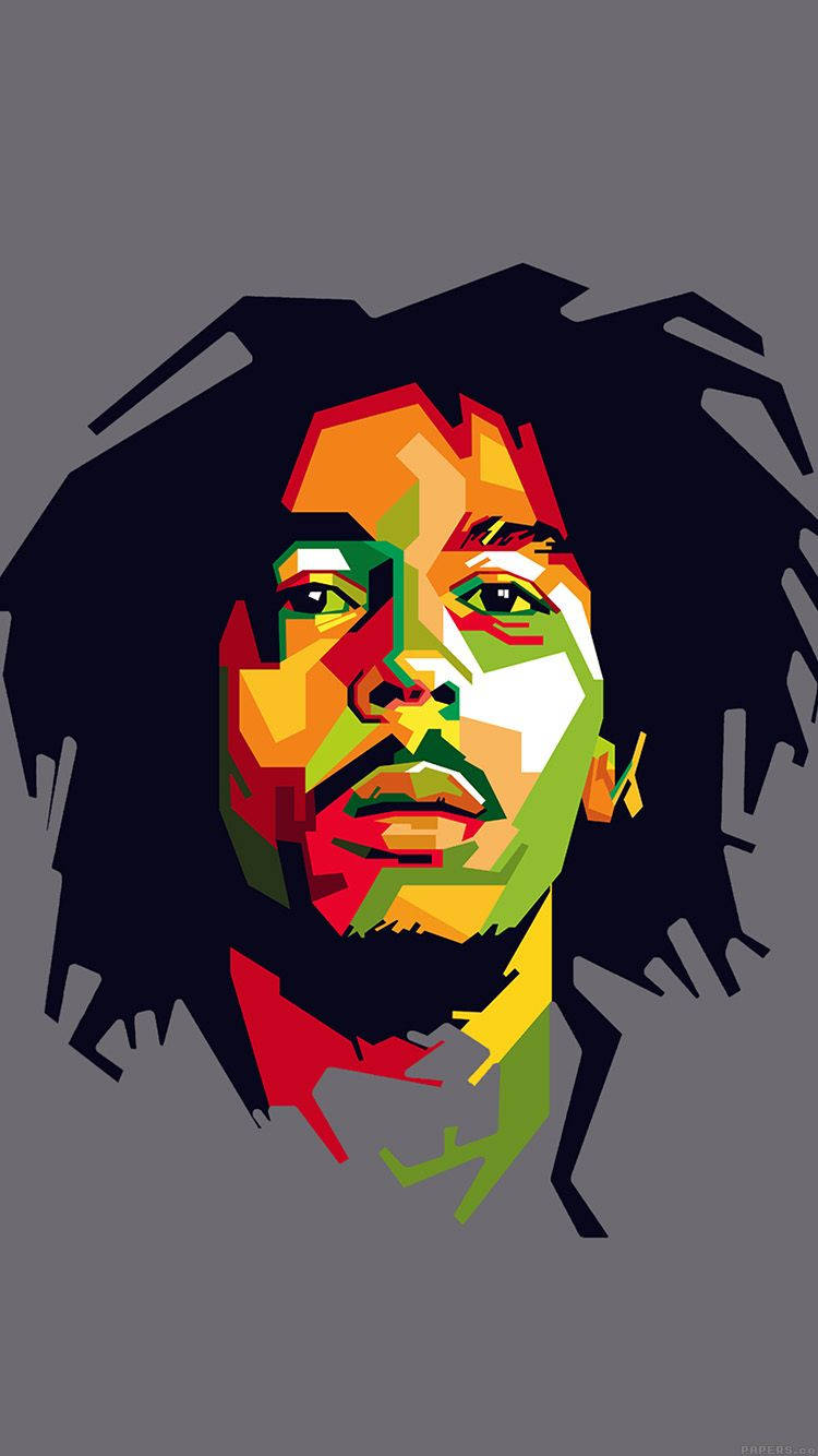 Best Cool Bob Marley Vector Art Wallpaper