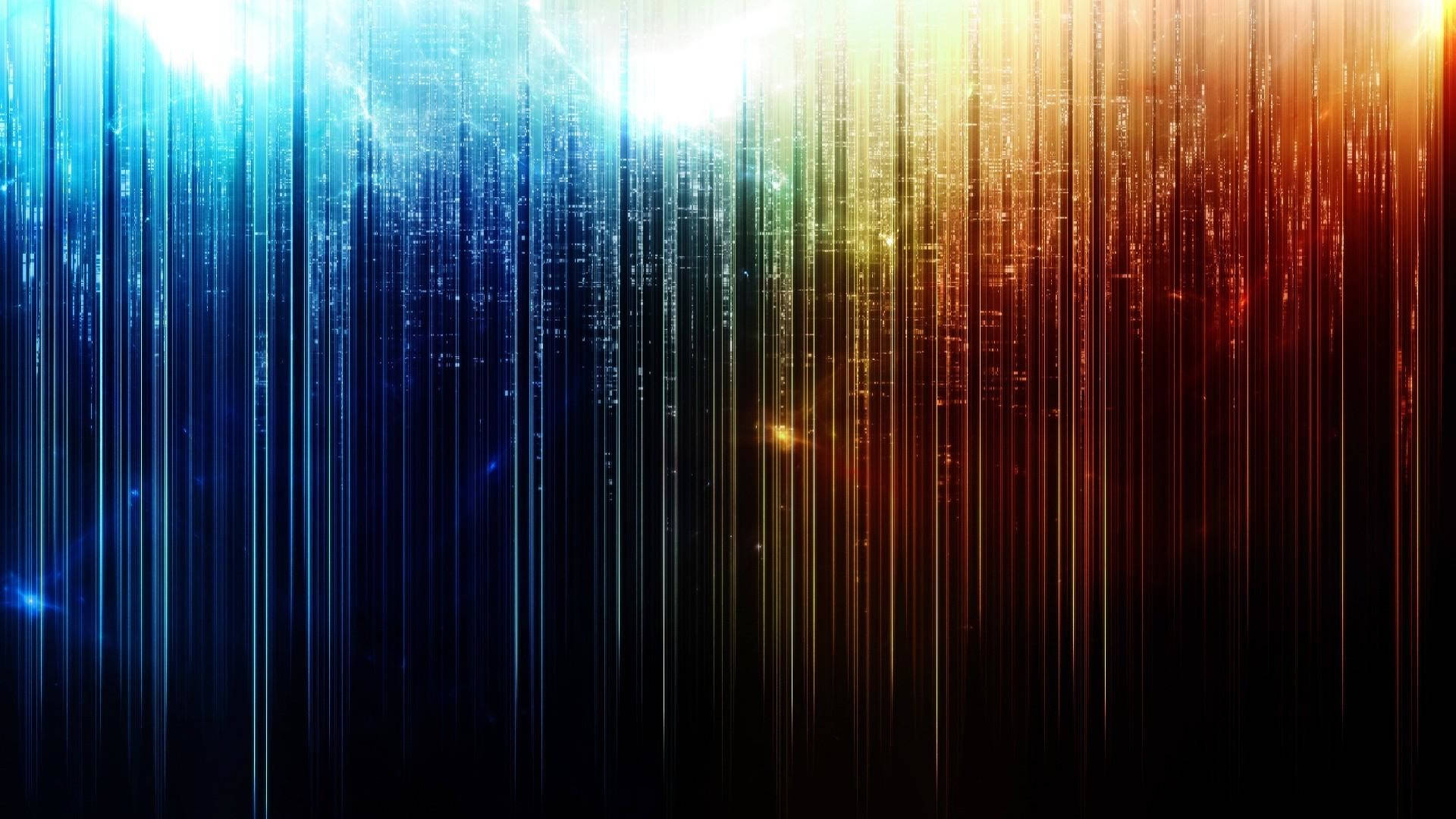 Best Cool Orange And Blue Lines Wallpaper