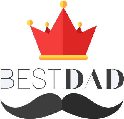Best Dad Crownand Mustache PNG
