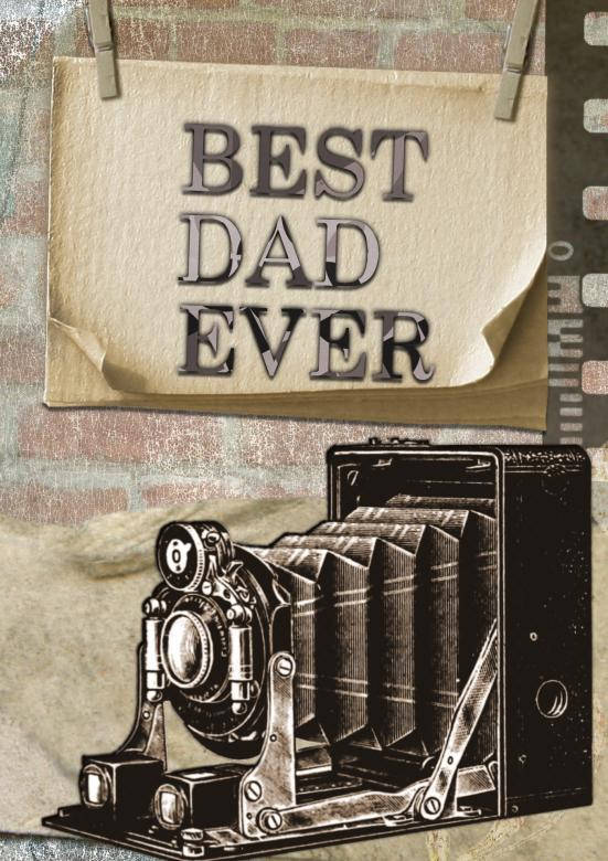 Best Dad Ever Poster Wallpaper