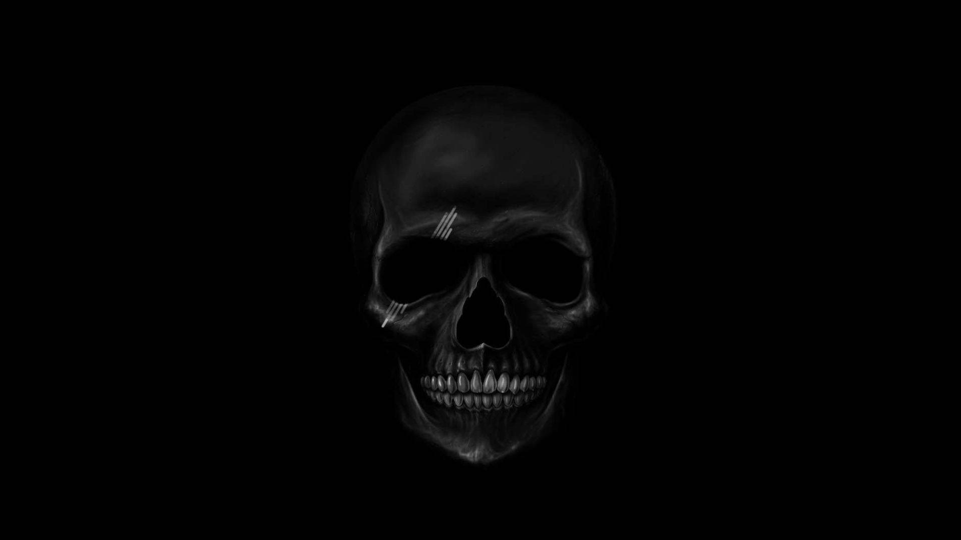 Best Dark Creepy Skull Wallpaper