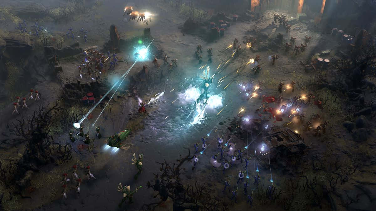 Viviun'esperienza Epica E Rivoluzionaria Nel Mondo Del Gaming Strategico Con Il Miglior Dawn Of War Iii.