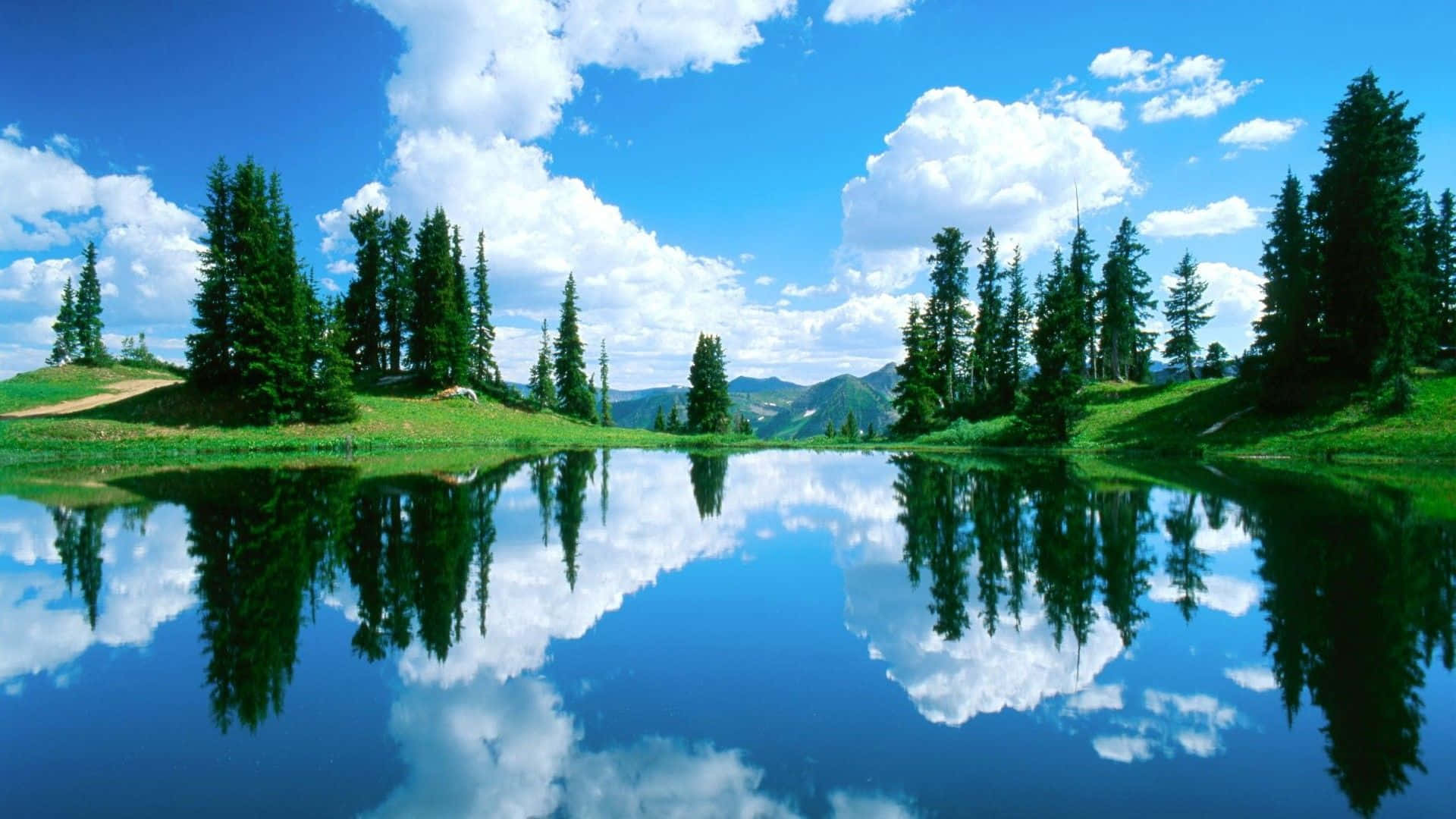 Bestesdesktop-pc-hintergrundbild Eines Wunderschönen Sees