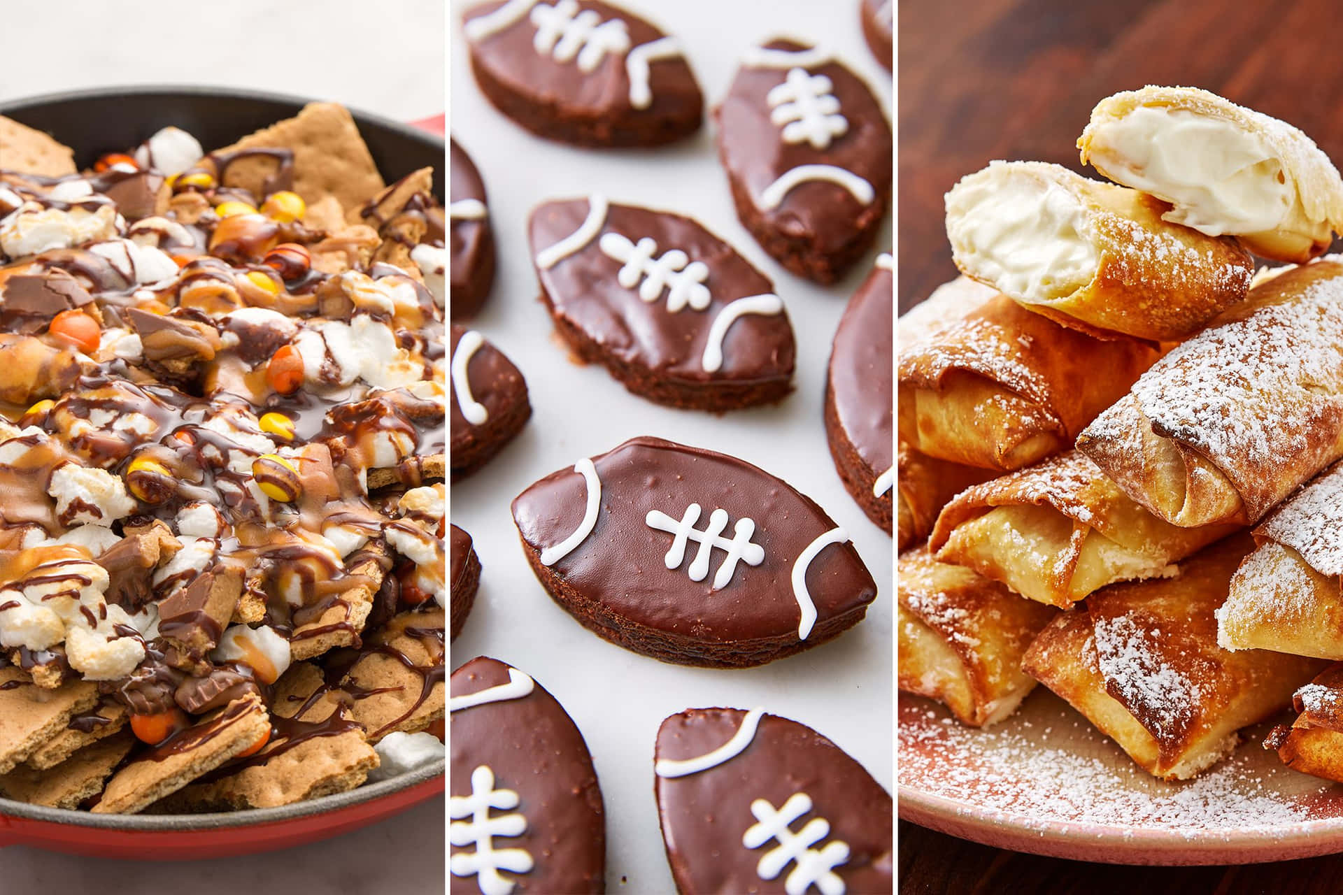 Best Desserts Background Rugby Ball Cookies