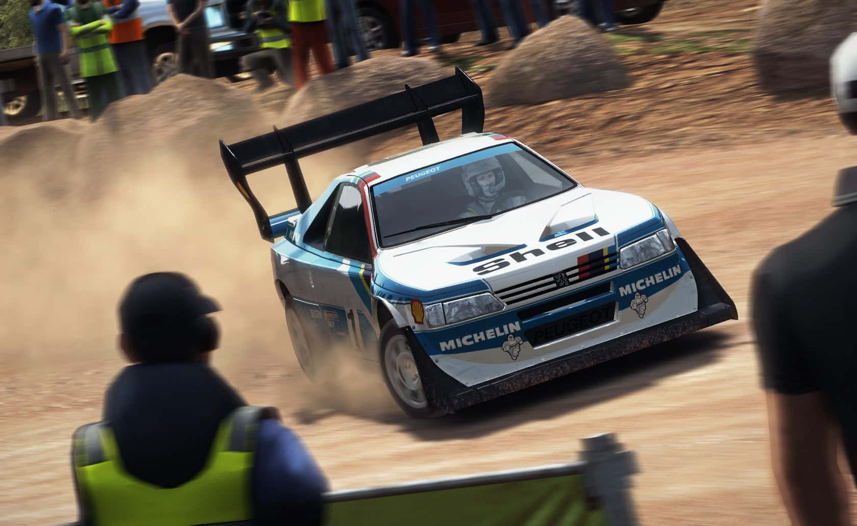 Michelin Shell Best Dirt Rally Background
