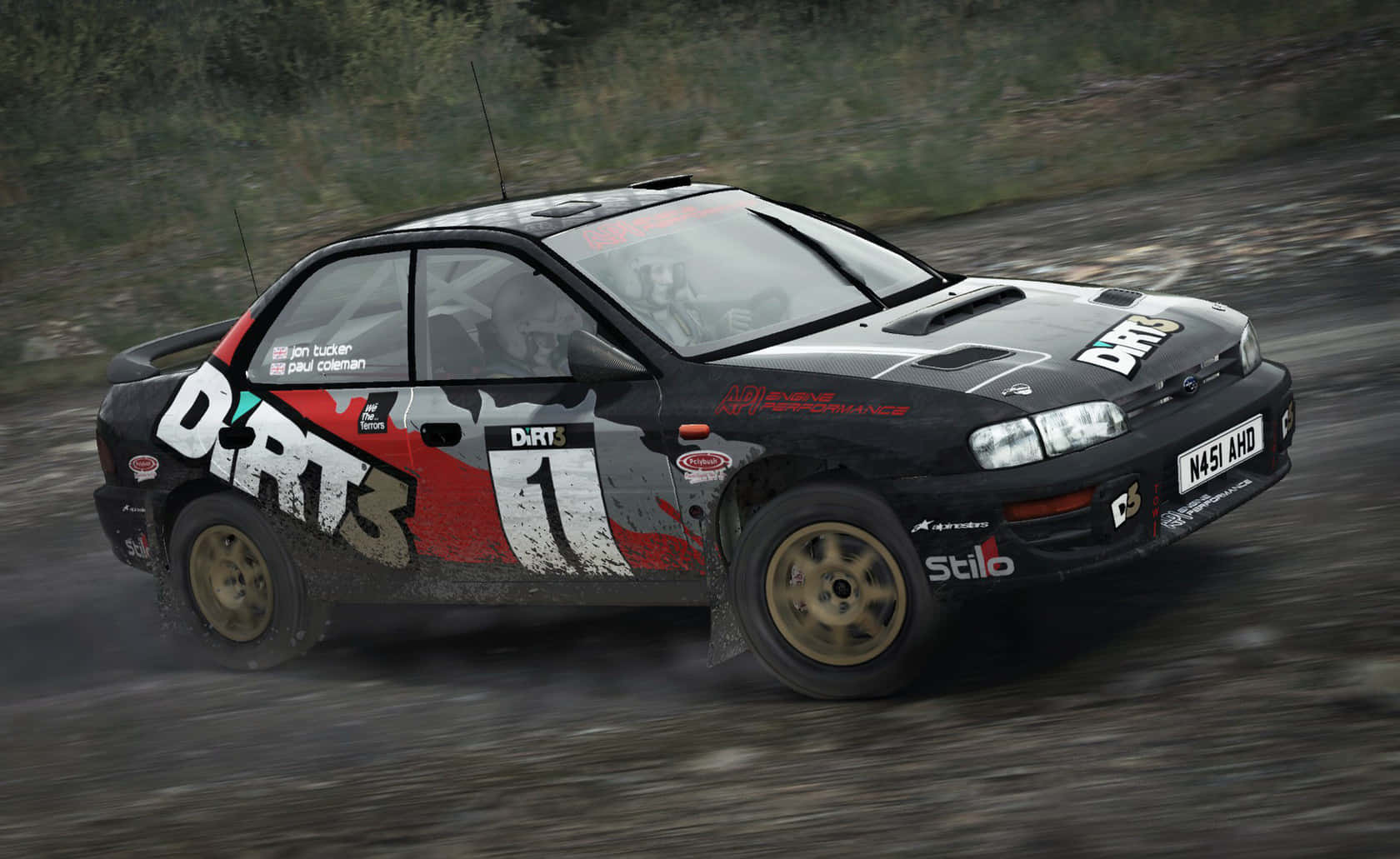 Best Dirt Rally Black Subaru Background