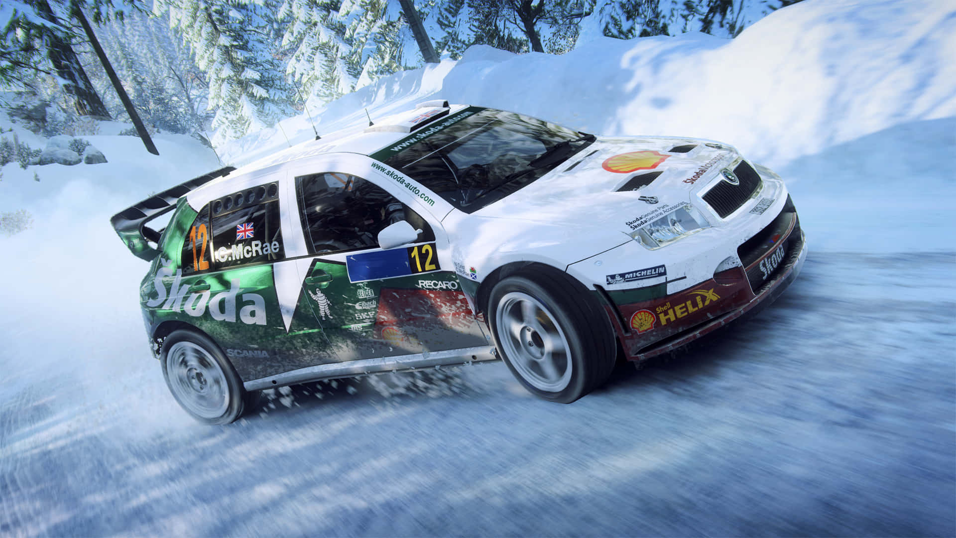 An adrenaline-charged dirt rally racing in action