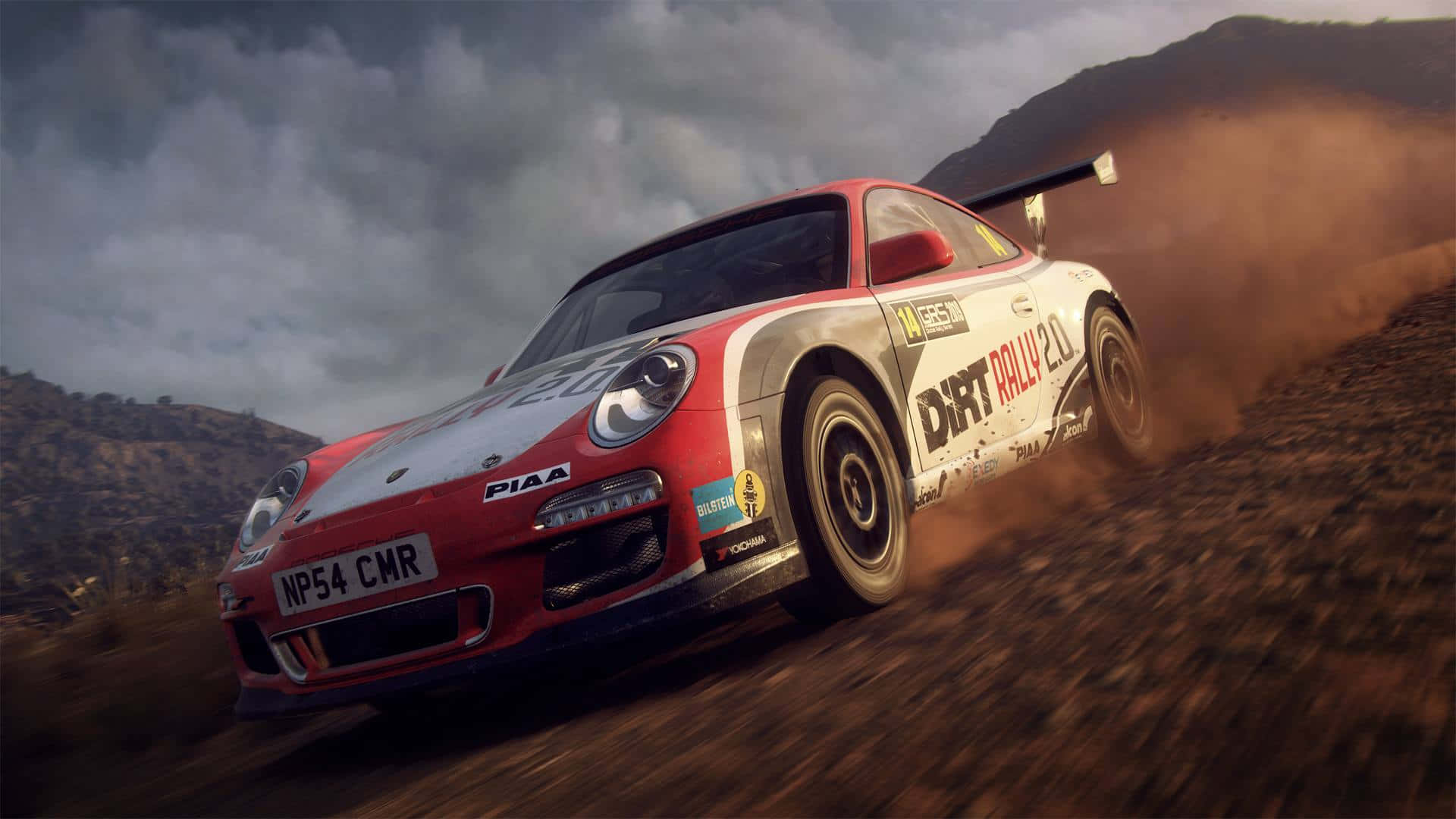 Red Porsche Best Dirt Rally Background