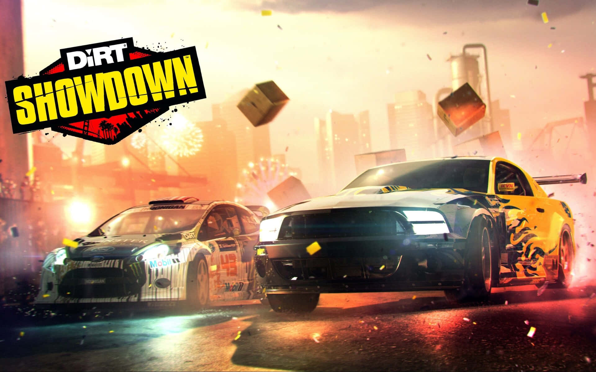 Migliorsfondo Poster Per Gameplay Di Dirt Showdown