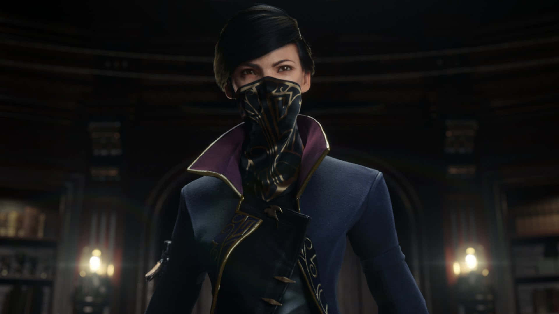 Emily Wearing Mask Best Dishonored 2 Background