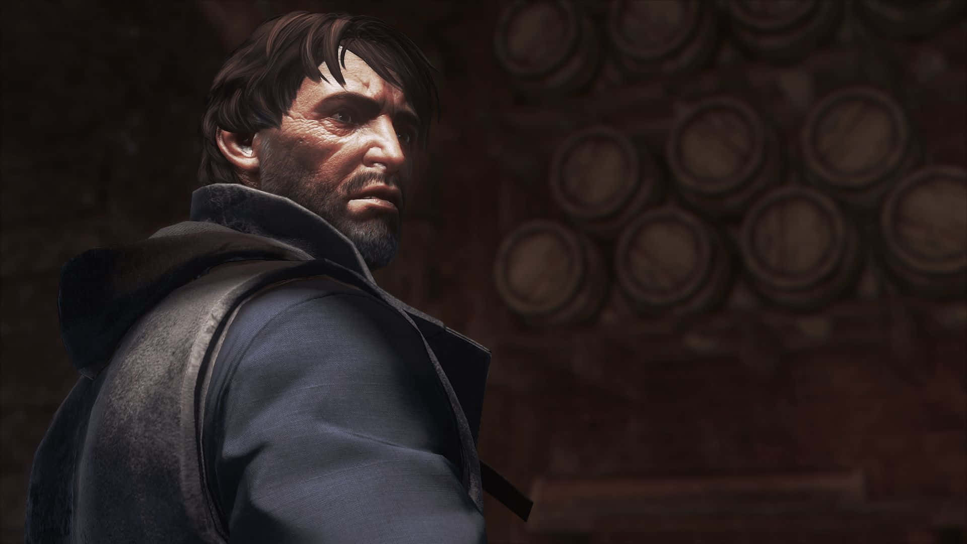 Corvo Attano Without Mask Best Dishonored 2 Background