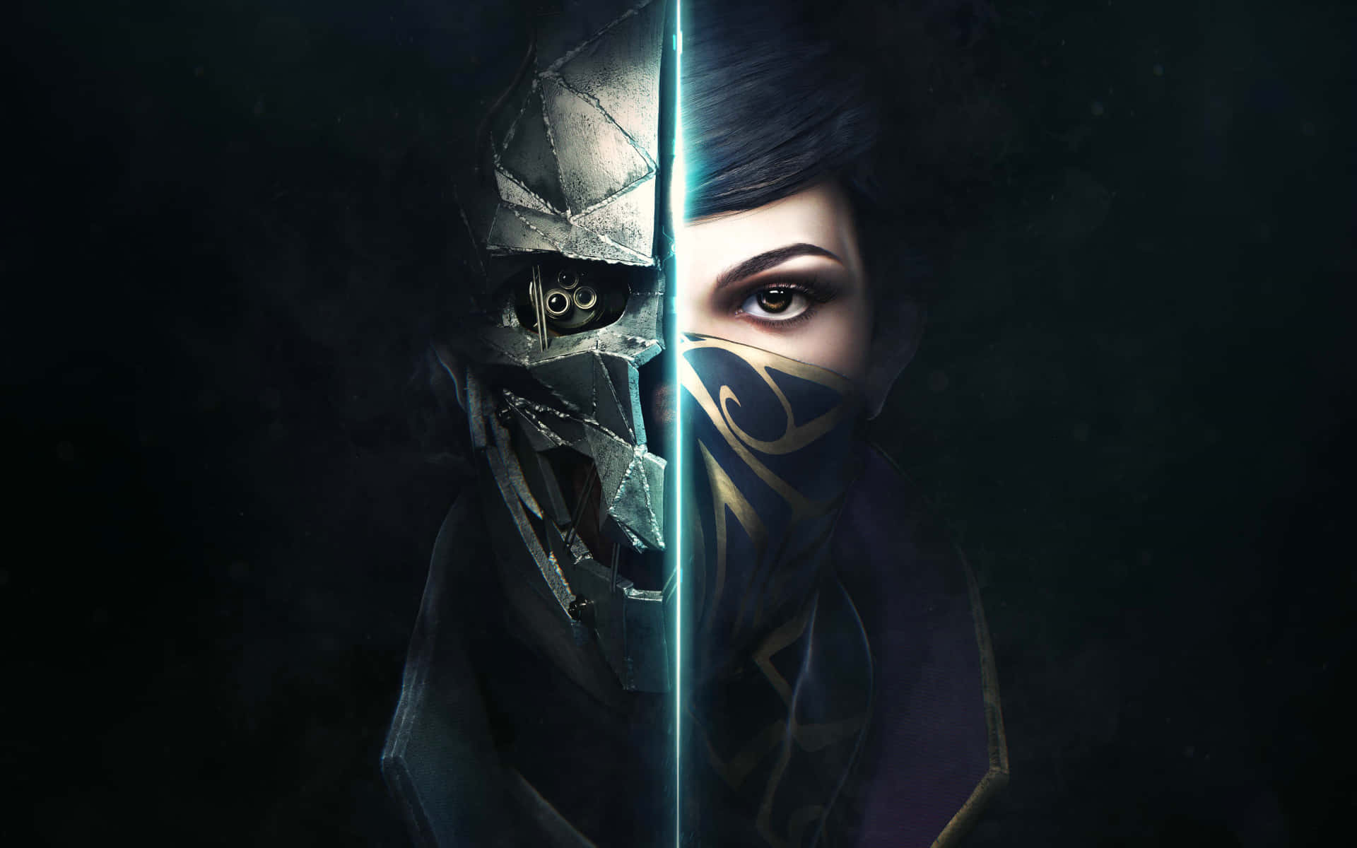 Corvo And Emily Poster Best Dishonored 2 Background