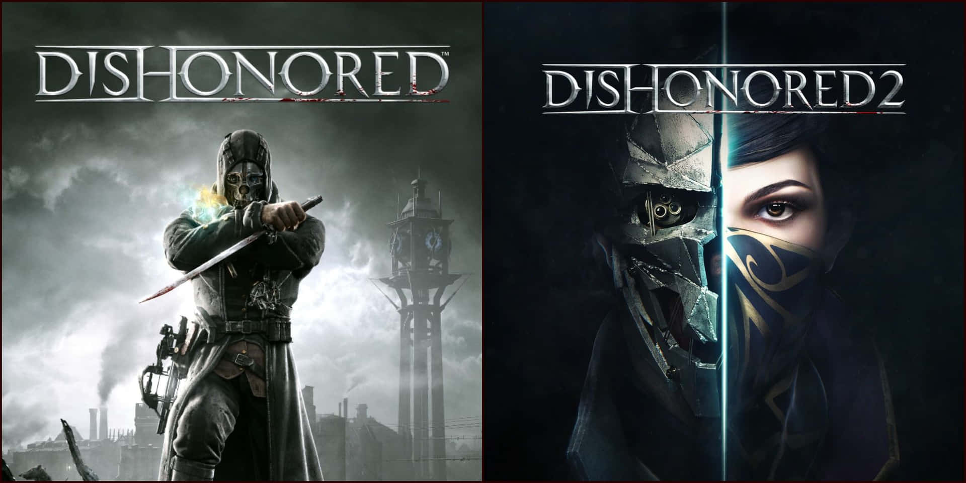 Two Game Posters Best Dishonored 2 Background
