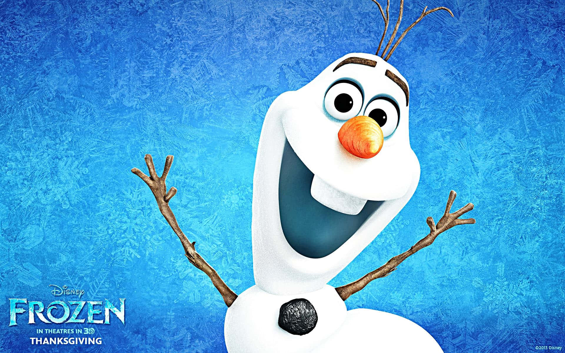 Bedste Disney baggrund Olaf Frozen Plakat
