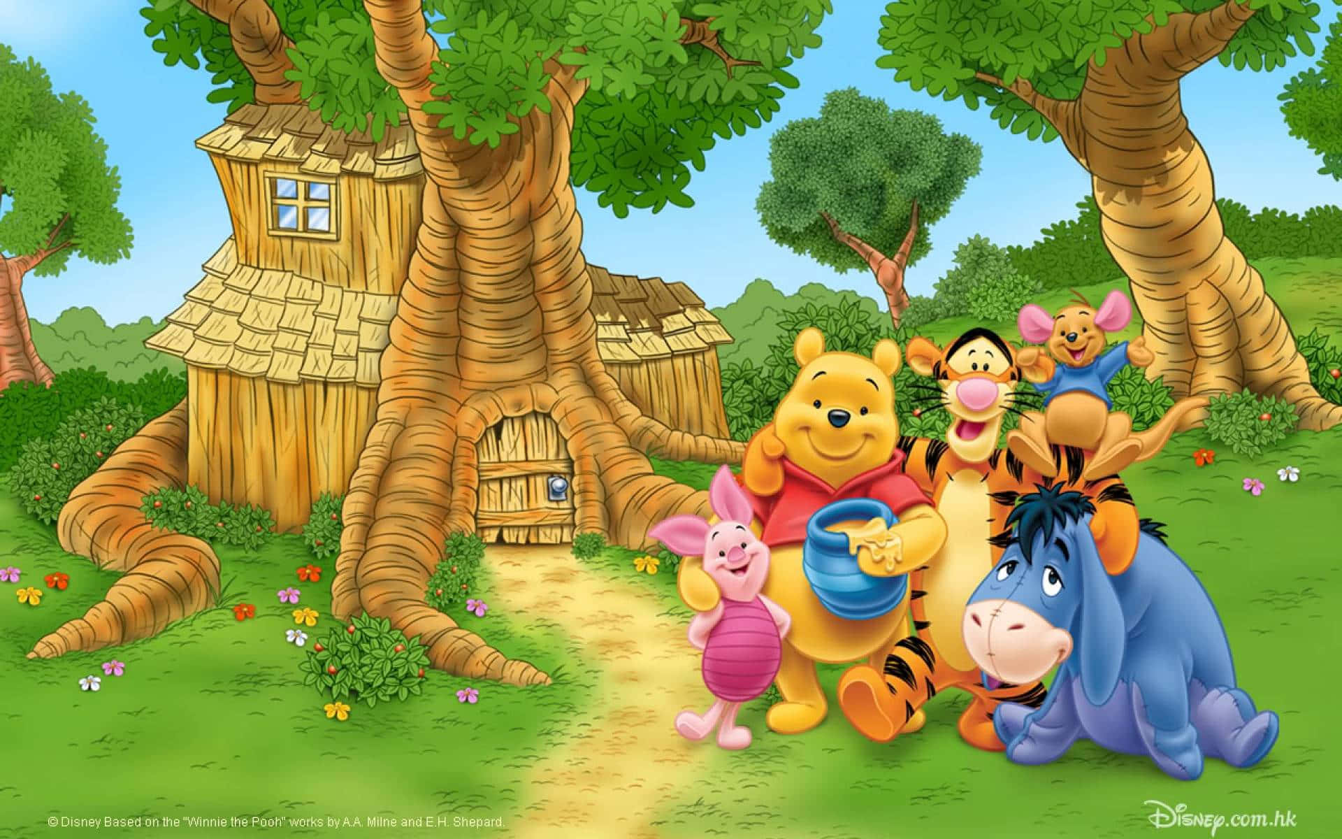 Mejorfondo De Pantalla De Disney: Winnie The Pooh Y Sus Amigos.
