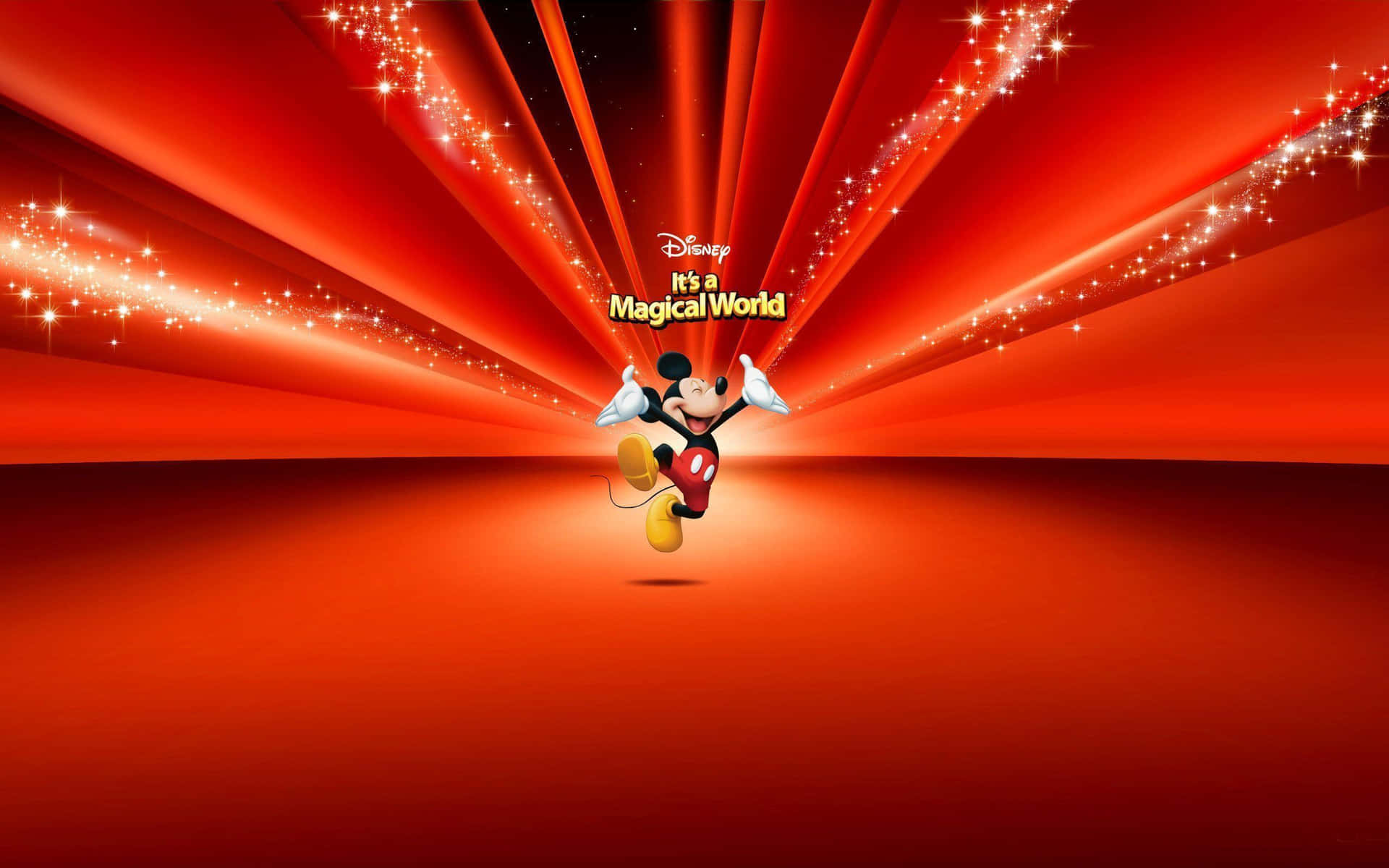 Mejorfondo De Pantalla De Disney: Mickey Mouse En Un Mundo Mágico.