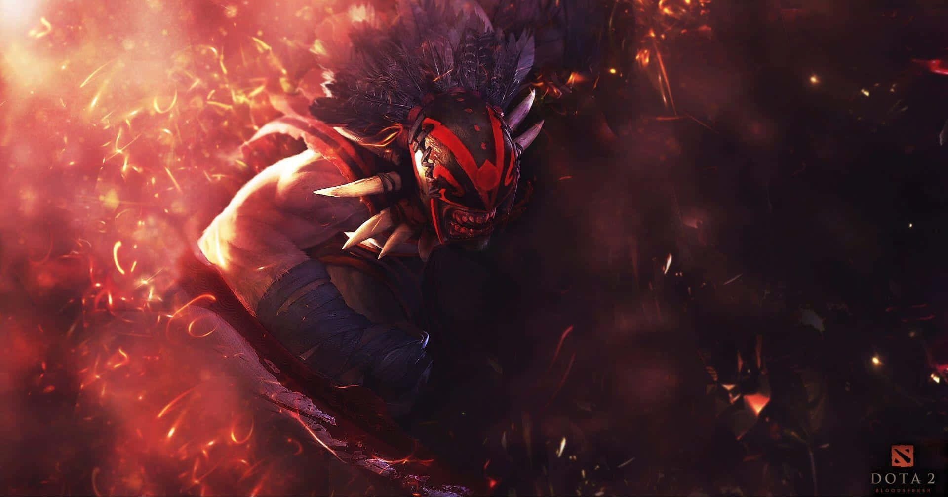 Fiery Bloodseeker Best Dota 2 Background