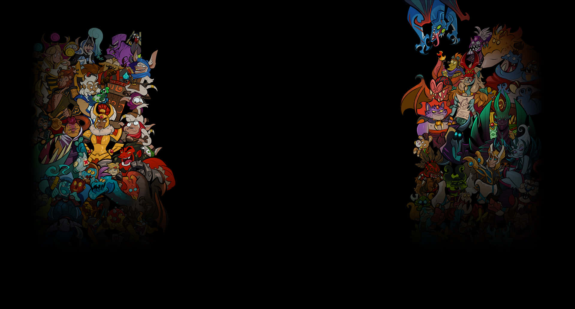 Black Best Dota 2 Background Poster