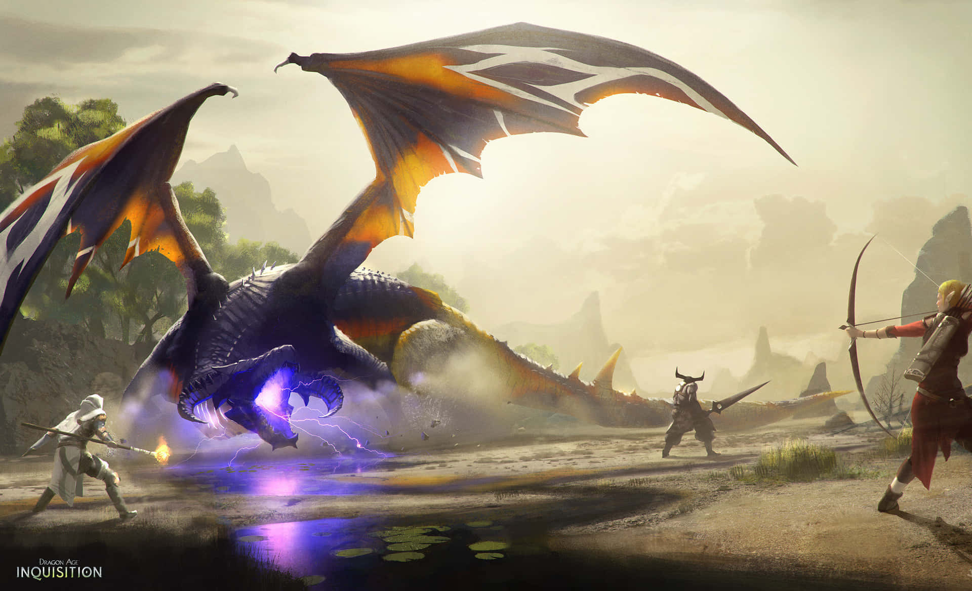 Epic Battle In The World Of Dragon Age Inquisition