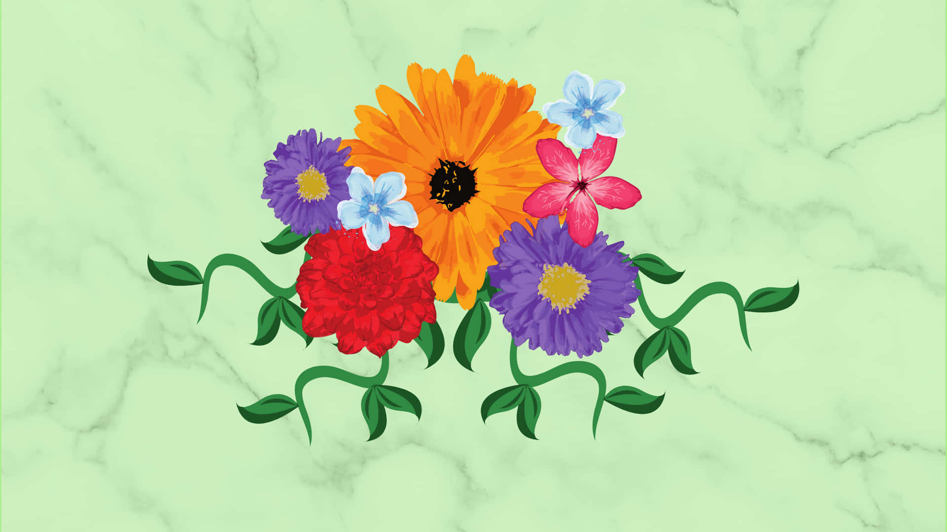 Best Flowers Background In Watercolor Background