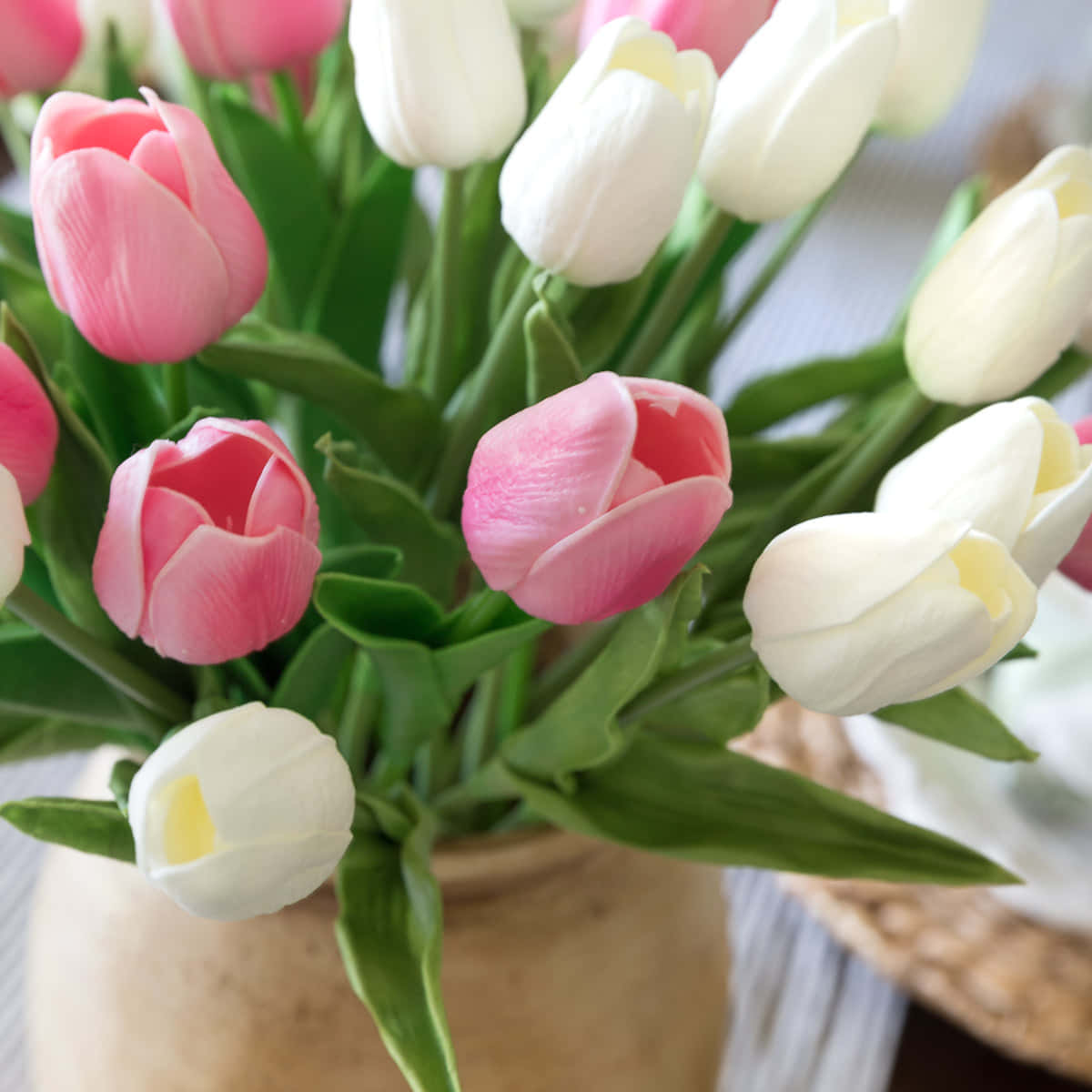 White And Pink Best Flowers Background