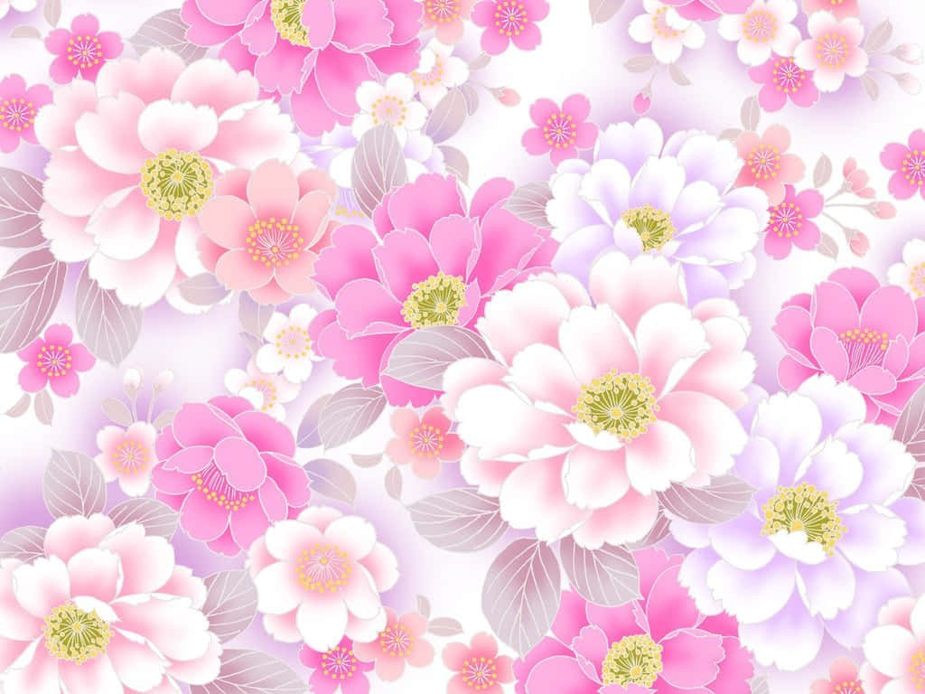 Digital Art Best Flowers Background