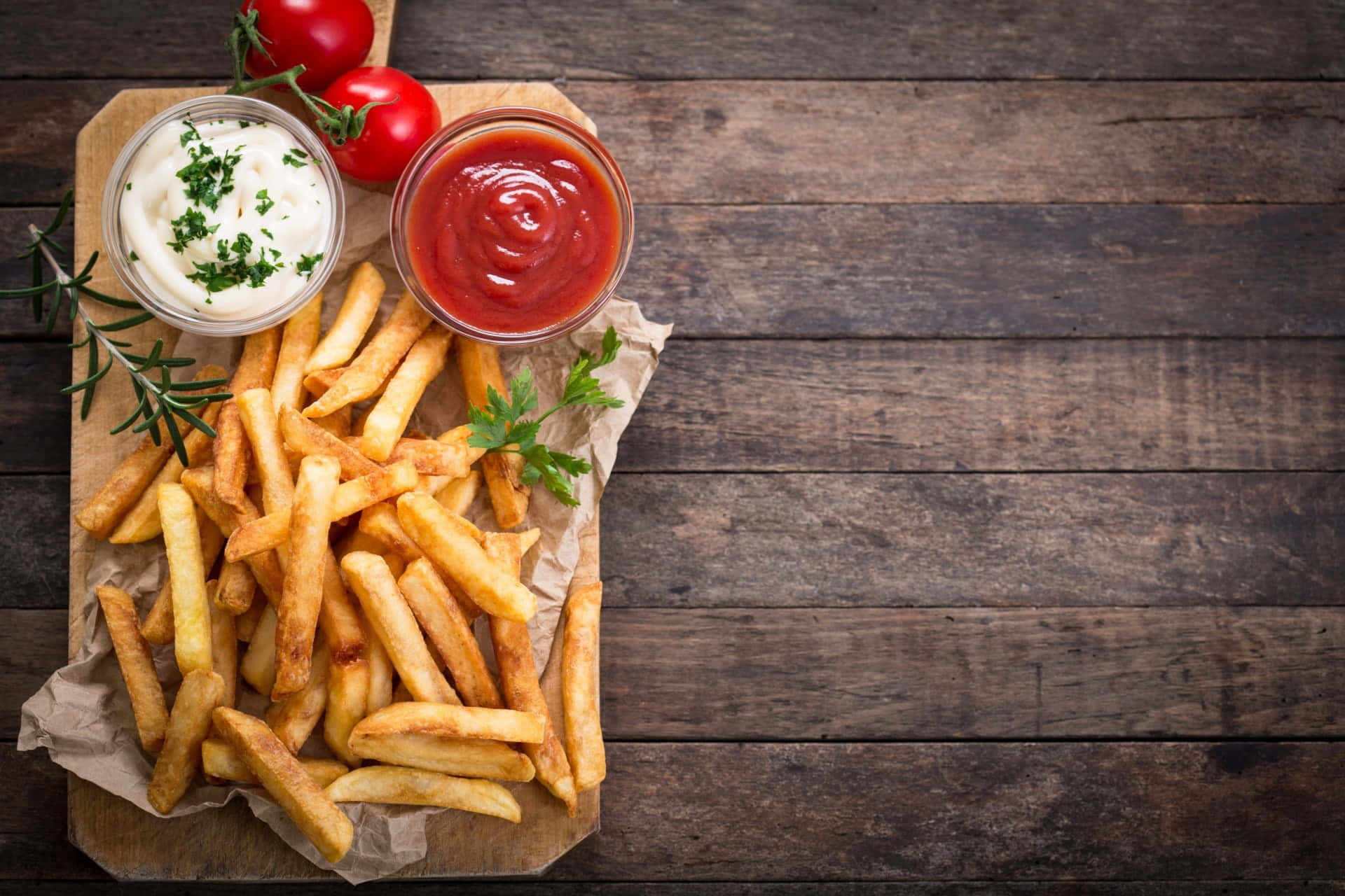 French Fries Best Food Background