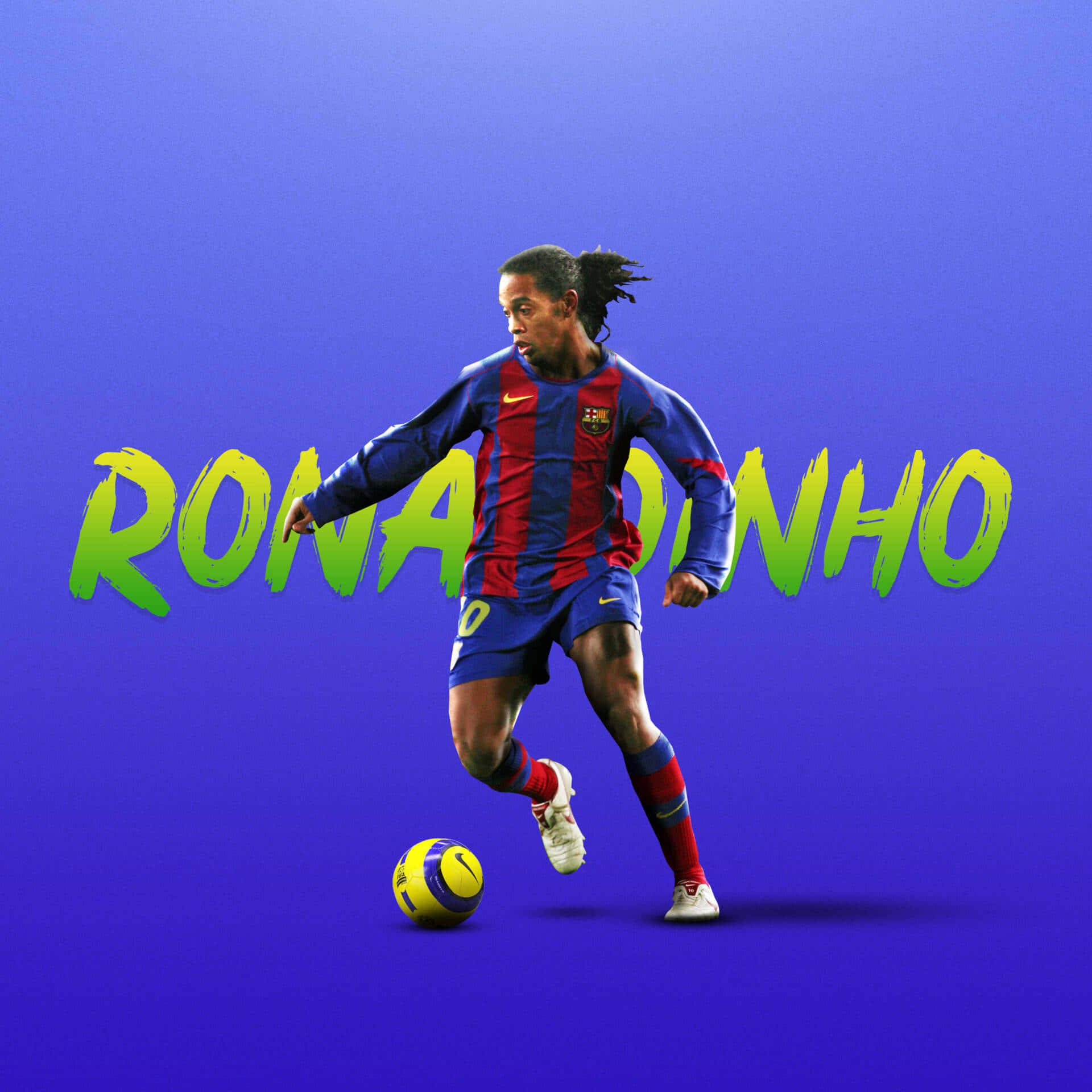 Sfondomigliore Di Ronaldinho Gaucho Nel Calcio