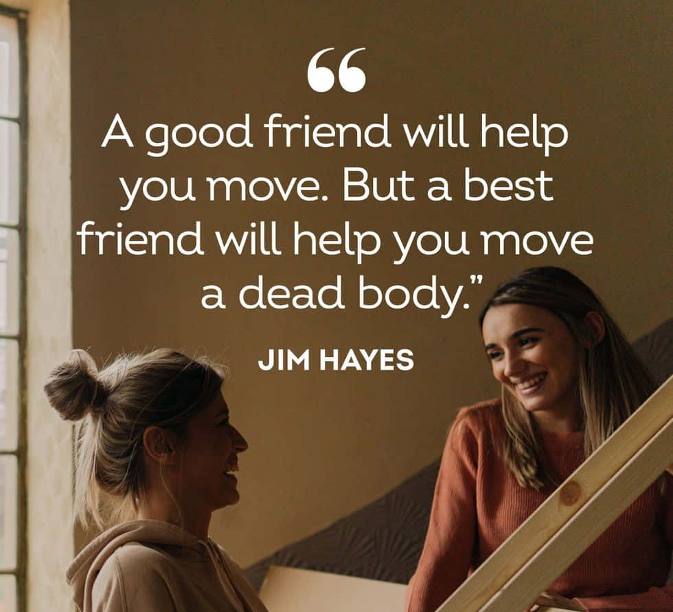 Best Friend Dead Body Quote_ Jim Hayes Wallpaper