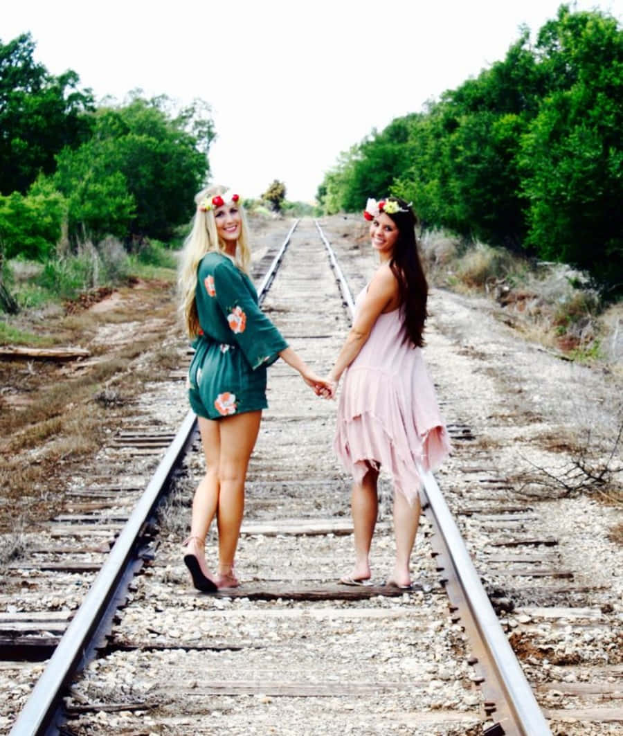 26 Fun and Creative Best Friend Photoshoot Ideas - Fancy Ideas about  Hairstyles, Nails, Outfits, and Everything | Sisters photoshoot poses, Friend  photoshoot, Friends photography