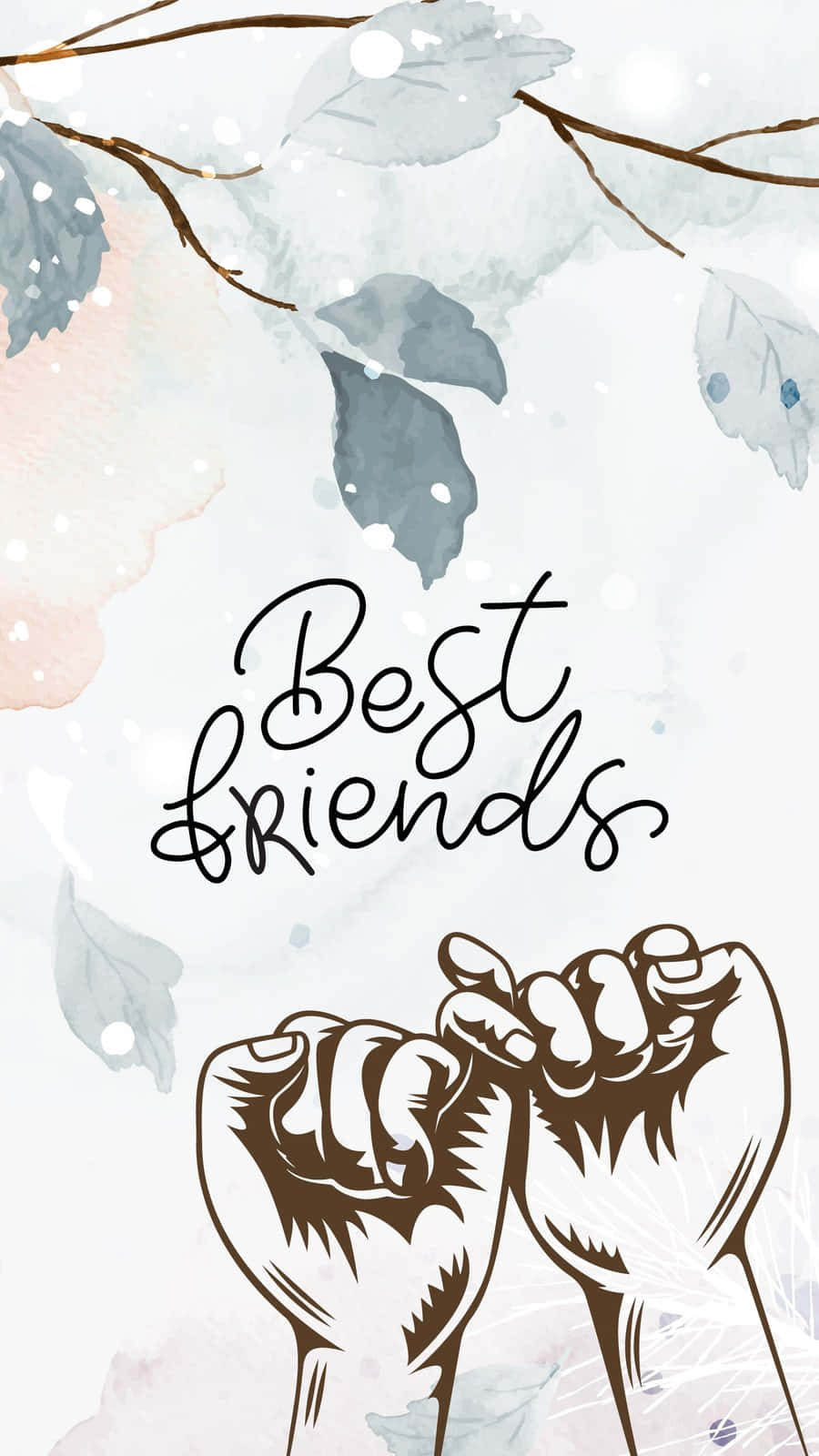 Best Friends Fist Bump P F P Wallpaper