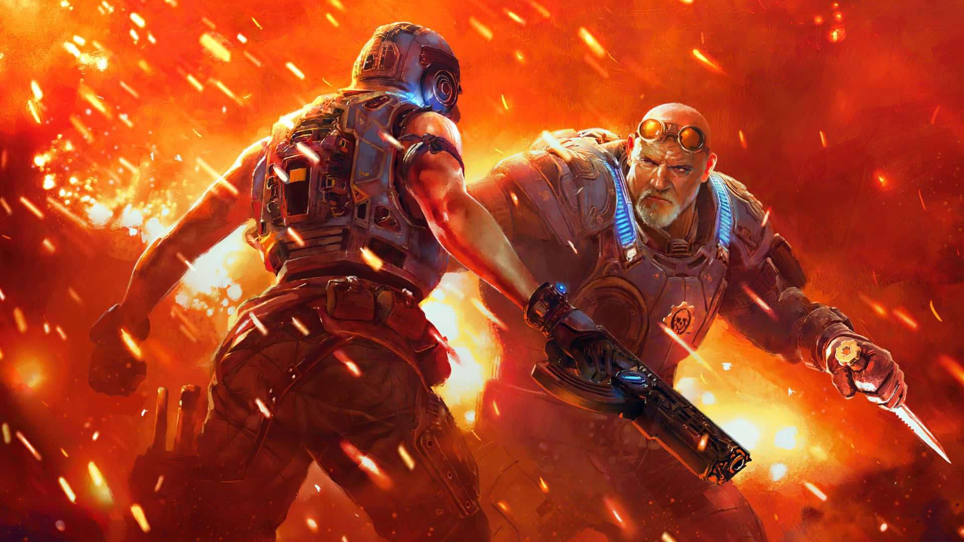 Avanzanell'apocalisse Di Theron Con I Migliori Ingranaggi Di Gears Of War 5.