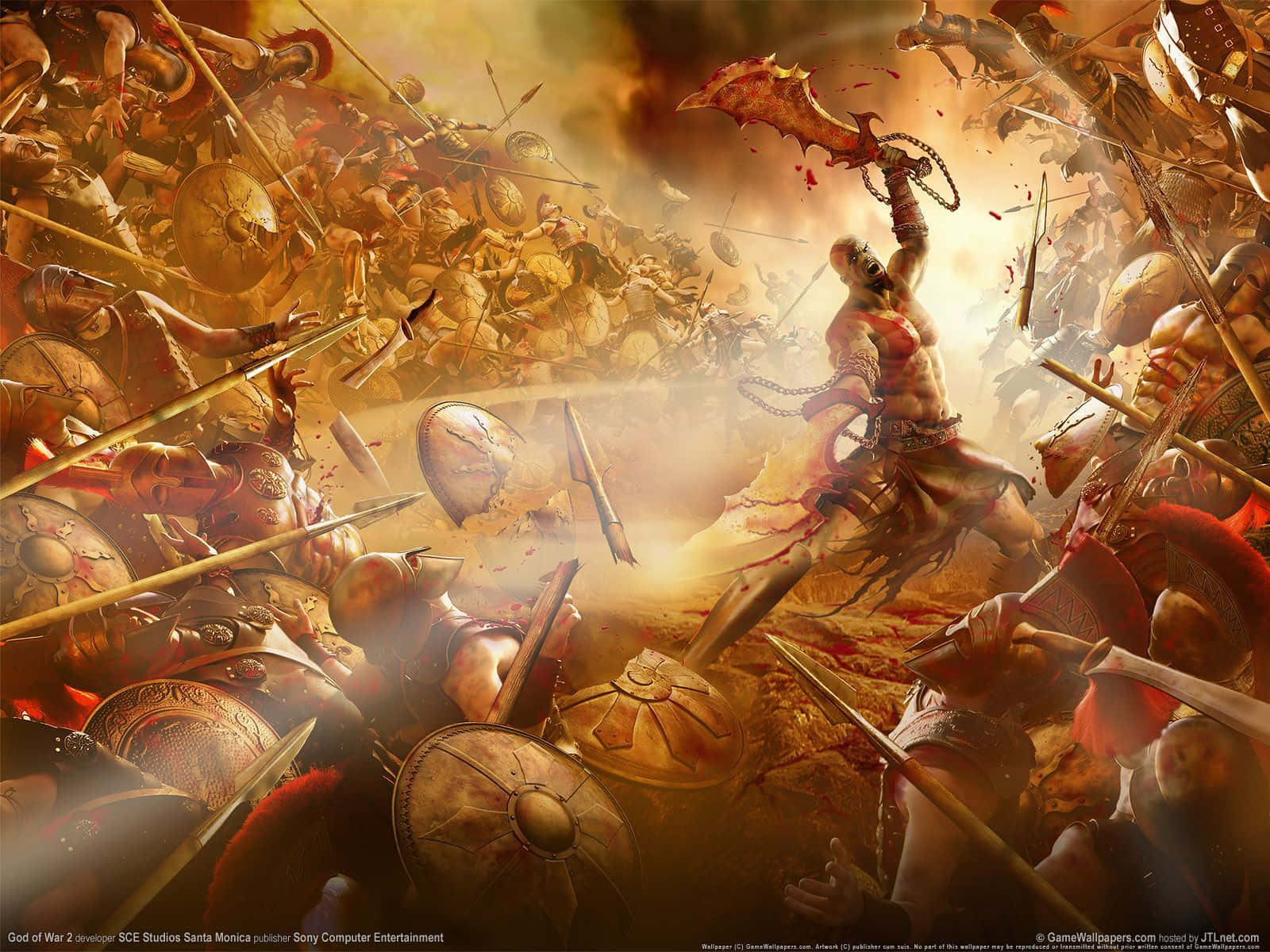 God Of War - Battle Of The Gods Wallpaper