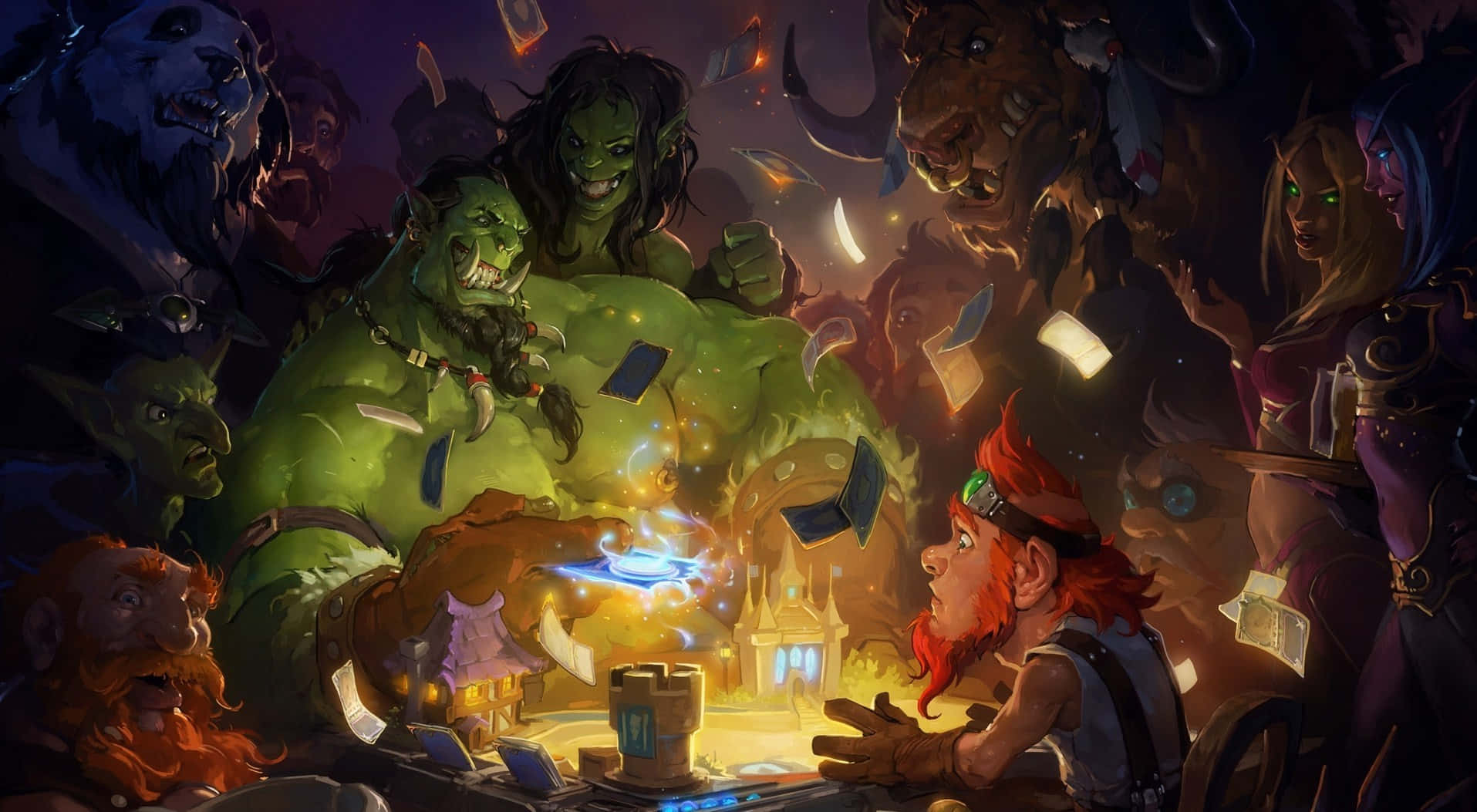 Enthralling Hearthstone Game Background