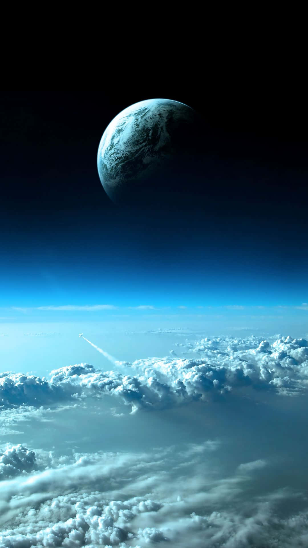 Einbild Von Der Erde Aus Dem Weltraum Wallpaper