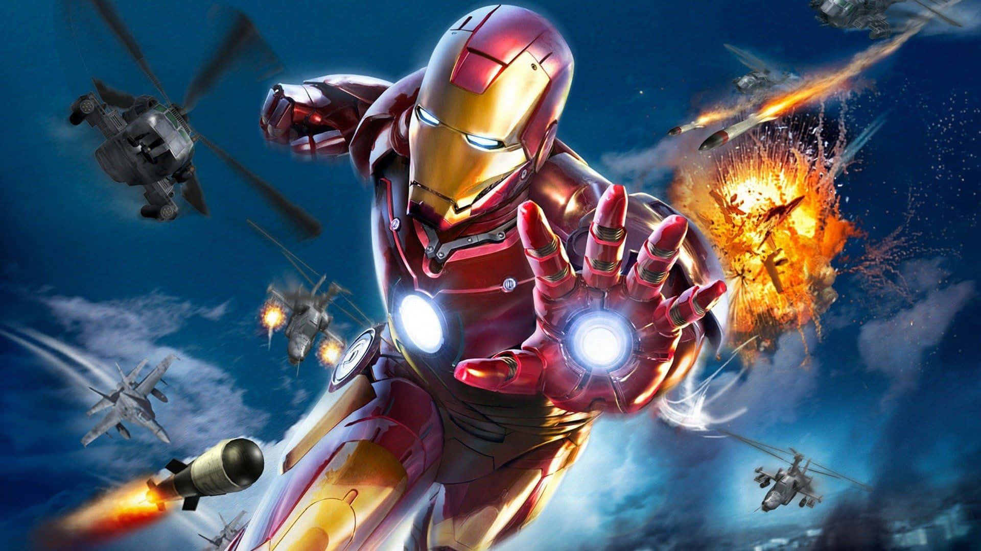 Den bedste Iron Man står alene Wallpaper