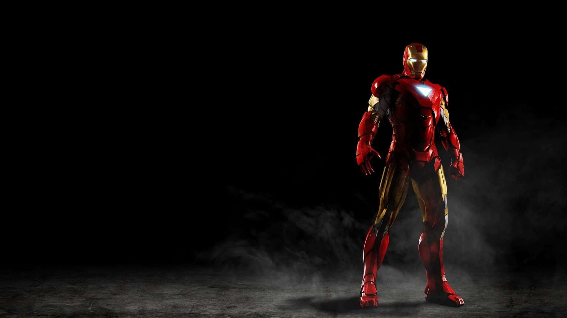 Migliorsfondo Affumicato Per Il Supereroe Iron Man Sfondo