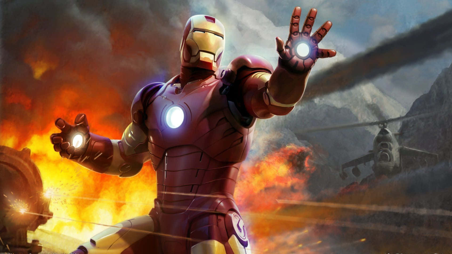 Best Iron Man In Battlefield Wallpaper